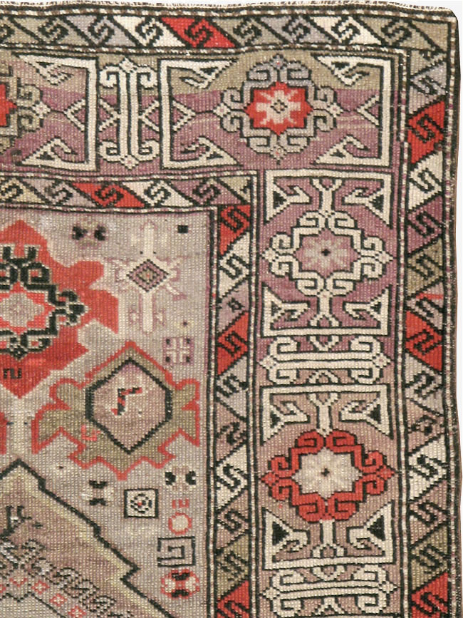 Antique  Caucasian Kazak Rug, No.14297 - Galerie Shabab