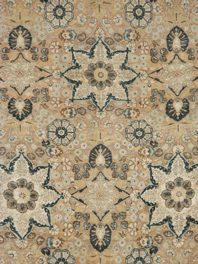 Antique Persian Tabriz Hagi Jalili Carpet, No.14305 - Galerie Shabab