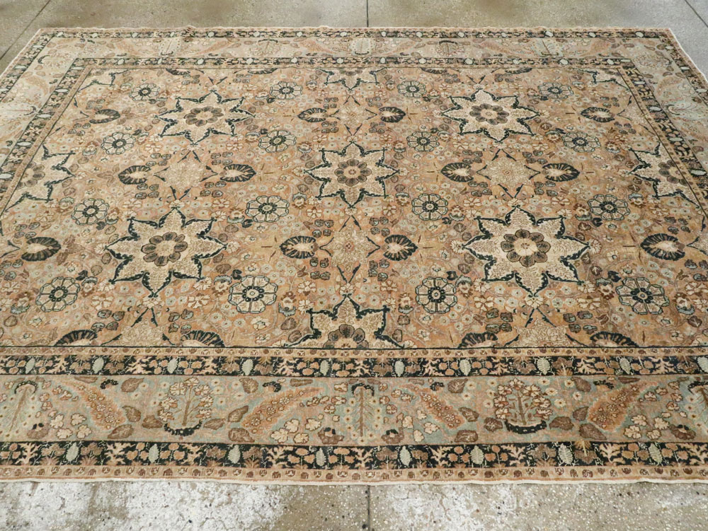 Antique Persian Tabriz Hagi Jalili Carpet, No.14305 - Galerie Shabab