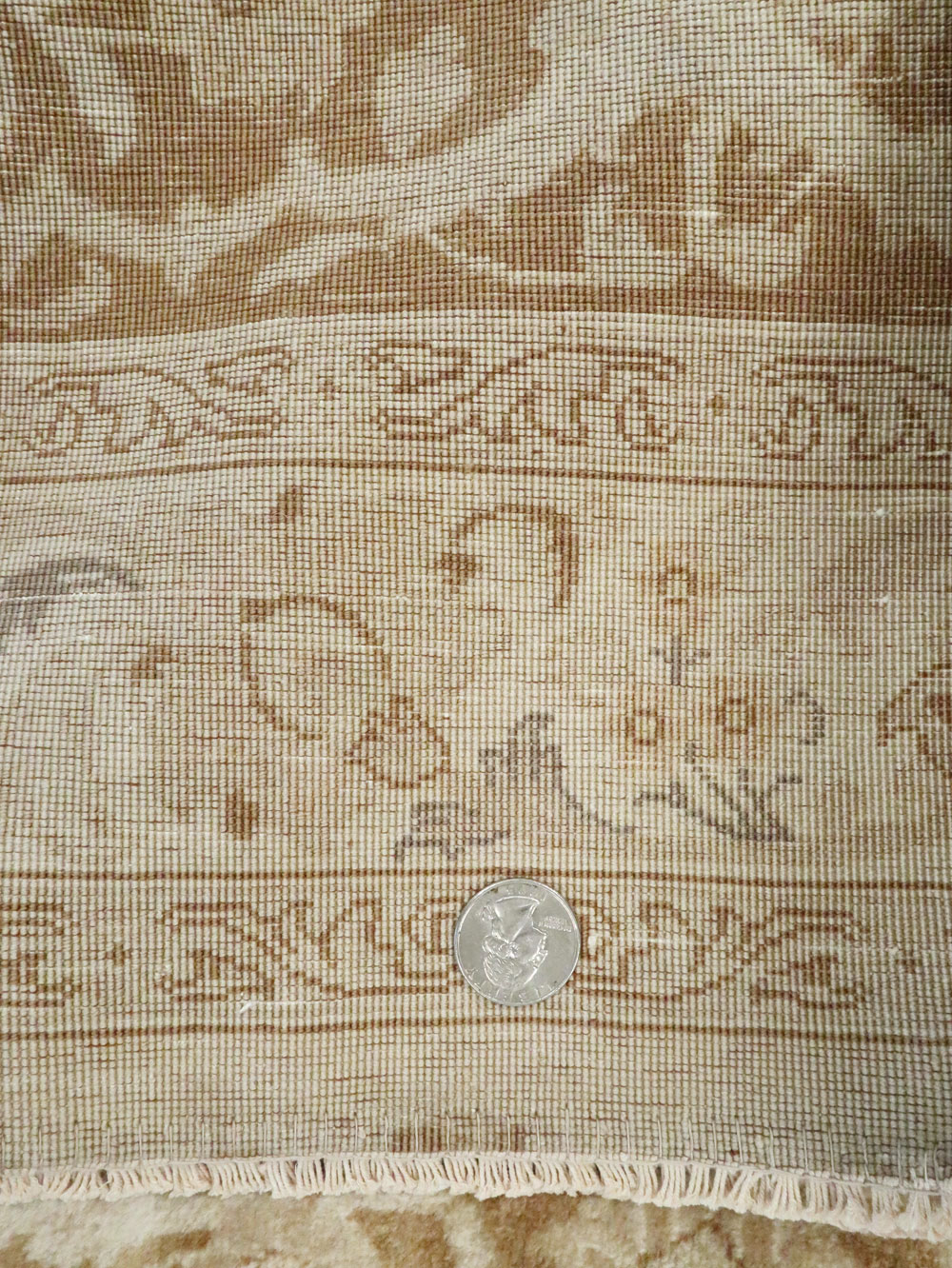 Vintage Persian Tabriz Square Carpet, No.14307 - Galerie Shabab