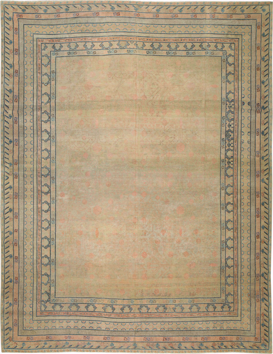 Antique East Turkestan Khotan Carpet, No.14309 - Galerie Shabab