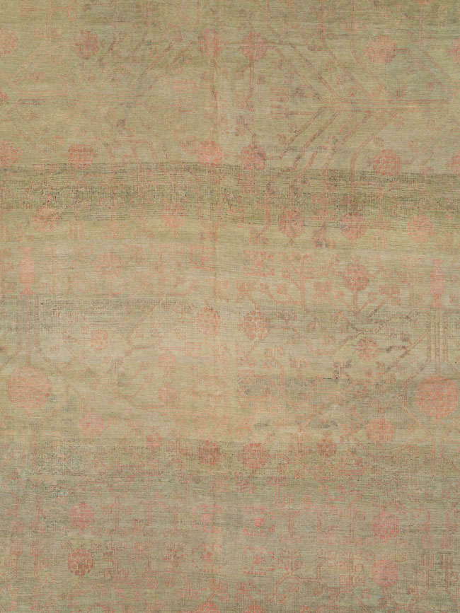 Antique East Turkestan Khotan Oversize Carpet, No.14309 - Galerie Shabab