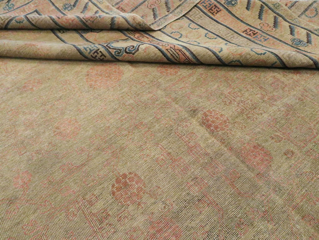 Antique East Turkestan Khotan Oversize Carpet, No.14309 - Galerie Shabab