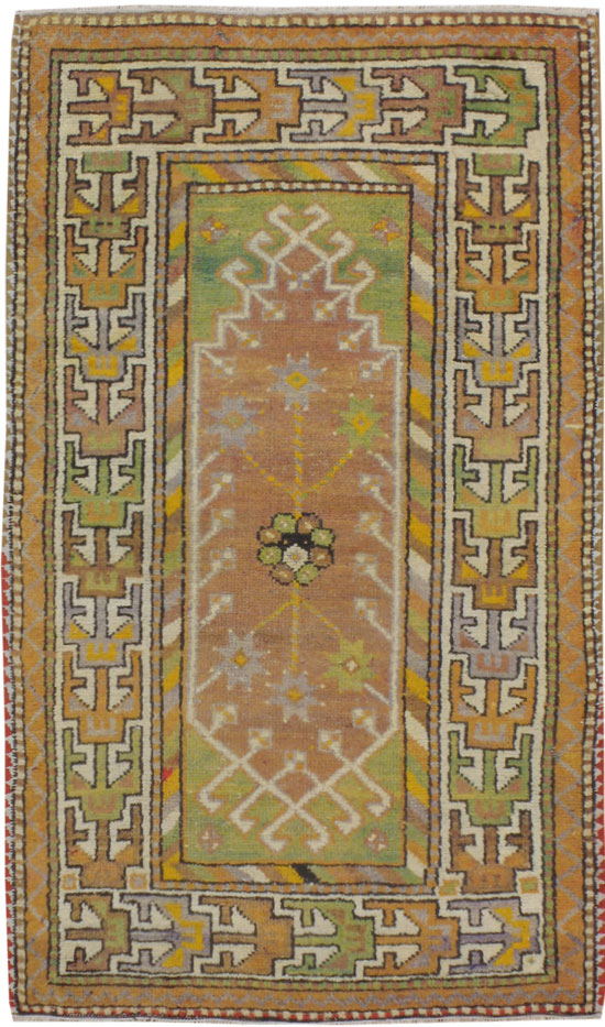 Antique Oushak Rug, No.14325 - Galerie Shabab