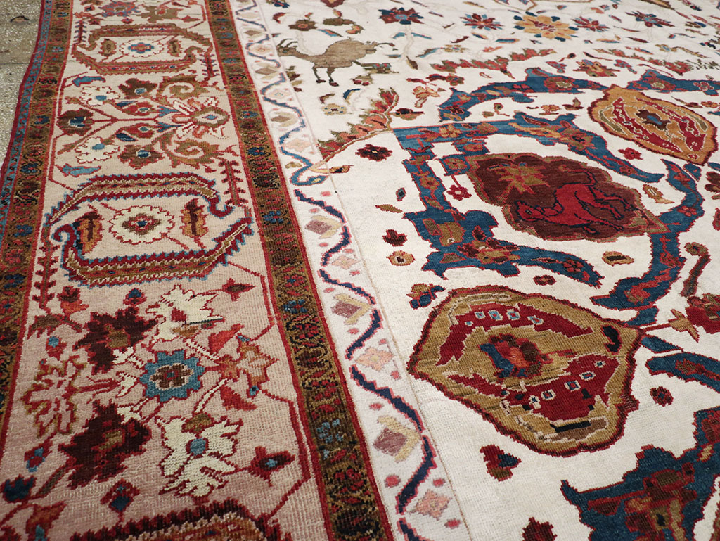 Antique Persian Sultanabad Large Room Size Carpet, No.14336 - Galerie Shabab