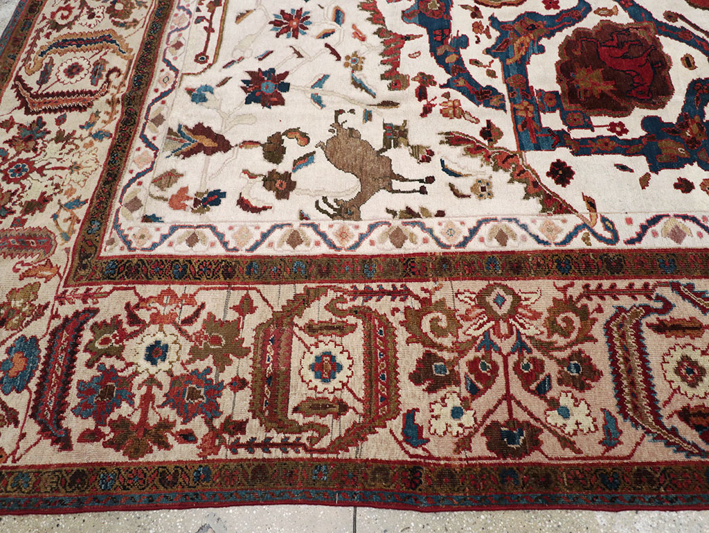 Antique Persian Sultanabad Large Room Size Carpet, No.14336 - Galerie Shabab