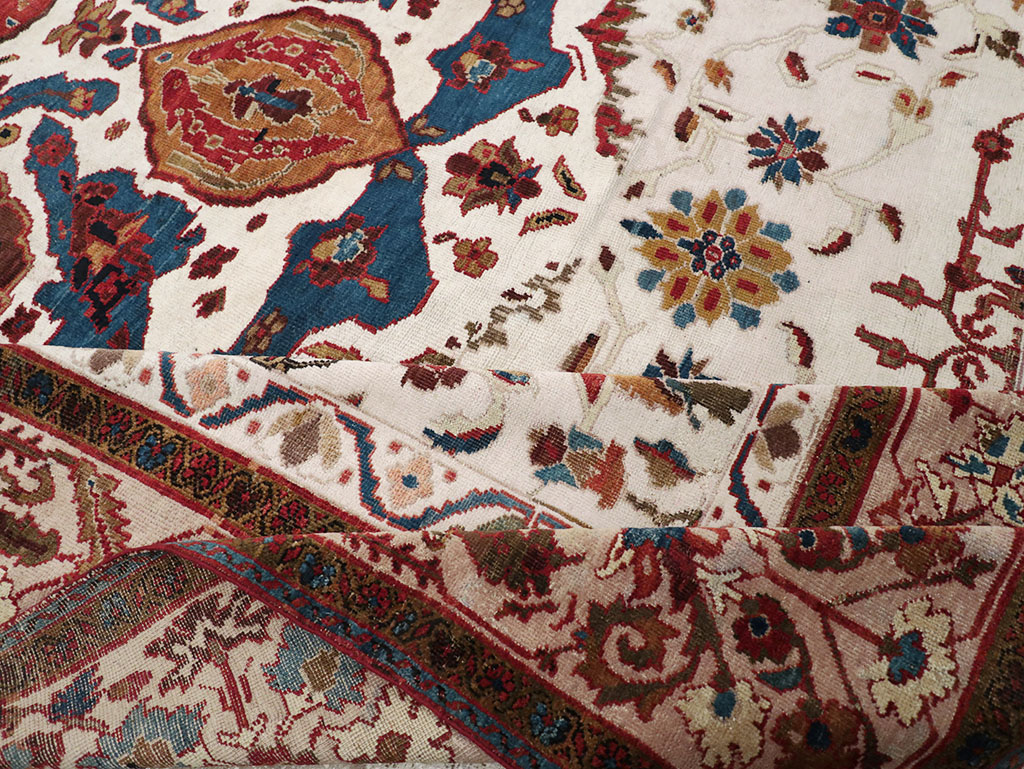 Antique Persian Sultanabad Large Room Size Carpet, No.14336 - Galerie Shabab