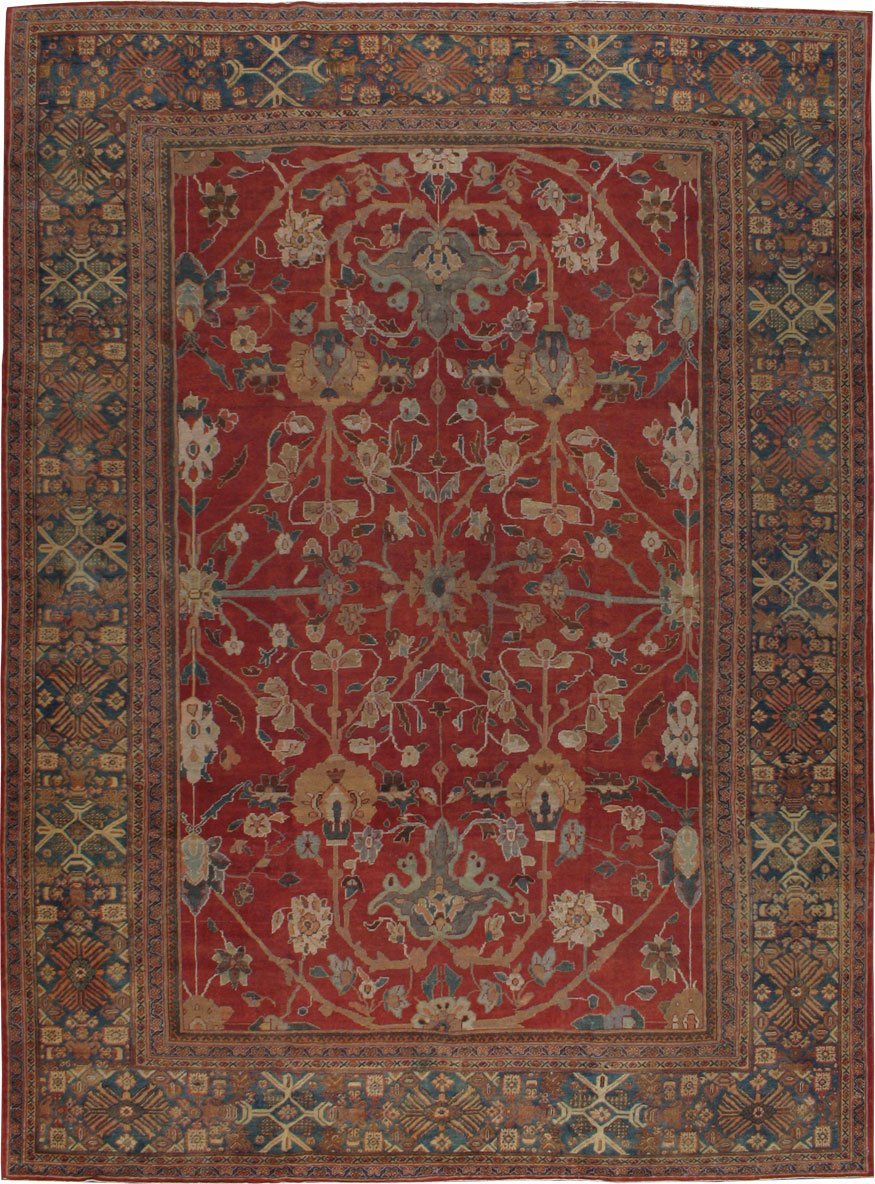 Antique Mahal Carpet, No.14338 - Galerie Shabab
