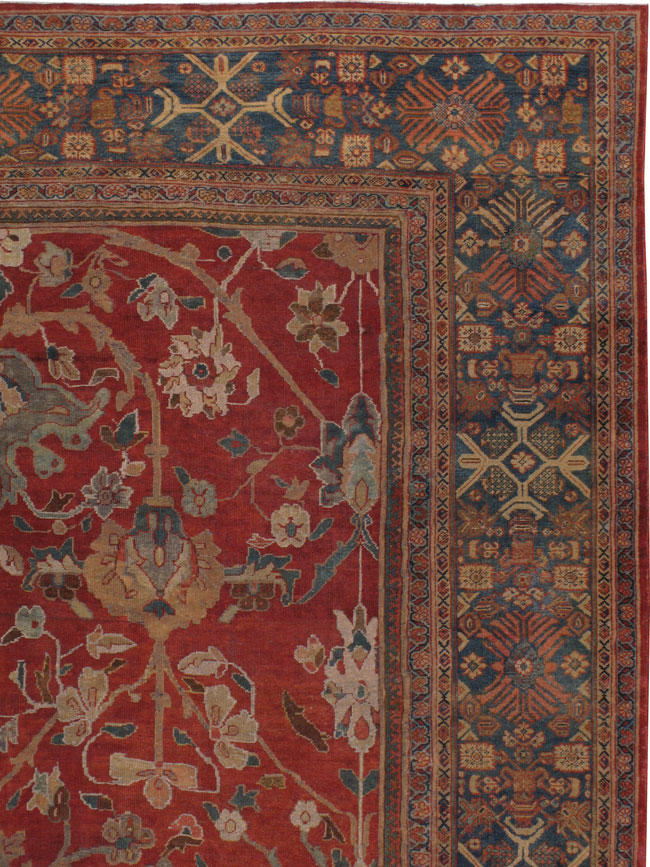 Antique Mahal Carpet, No.14338 - Galerie Shabab
