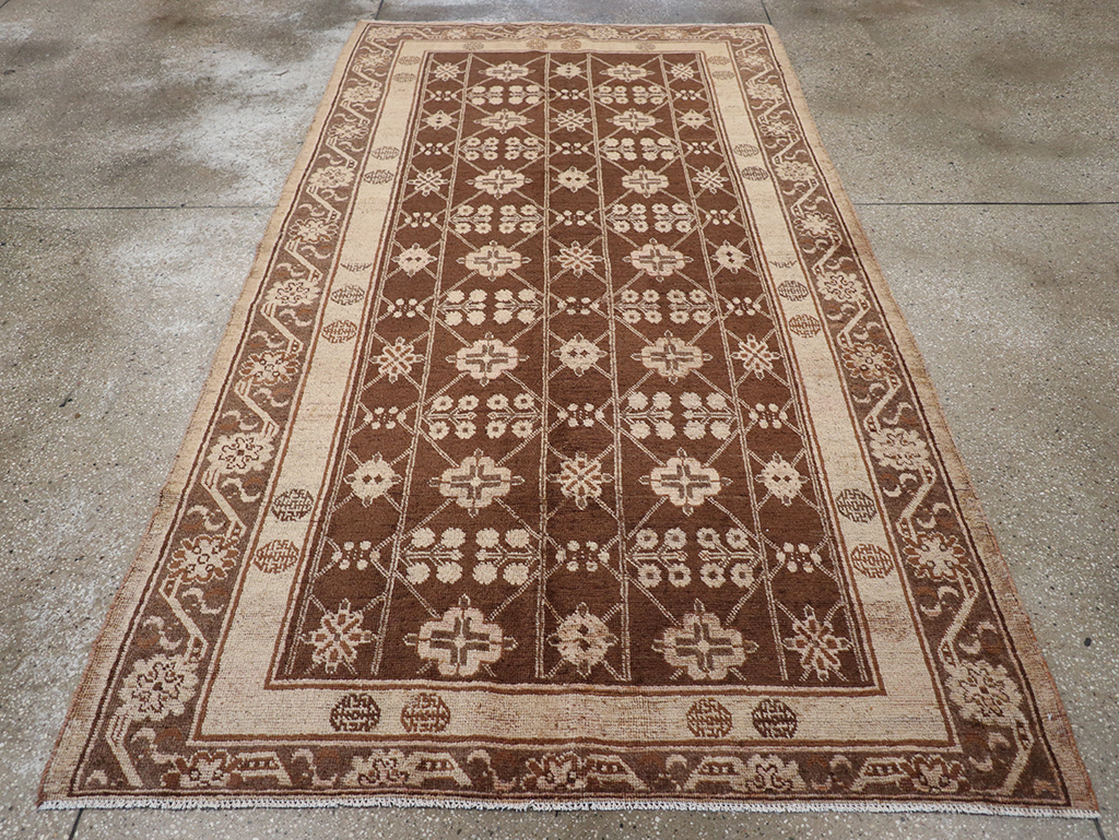 Antique East Turkestan Khotan Carpet, No.14345 - Galerie Shabab