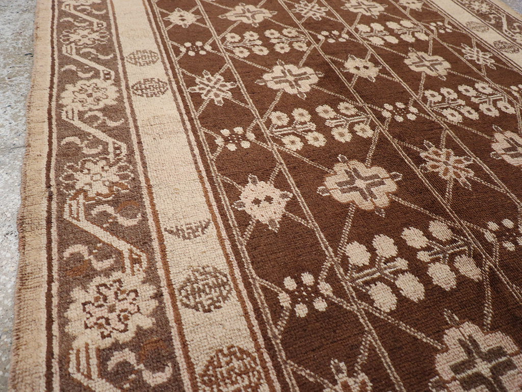 Antique East Turkestan Khotan Carpet, No.14345 - Galerie Shabab