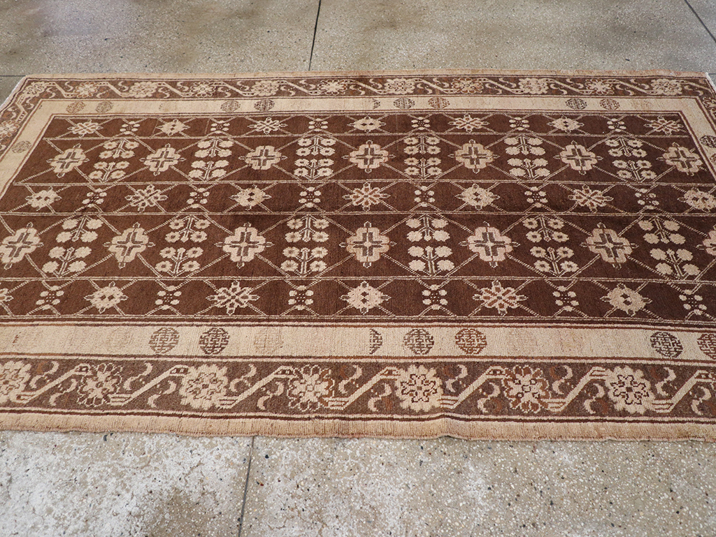 Antique East Turkestan Khotan Carpet, No.14345 - Galerie Shabab