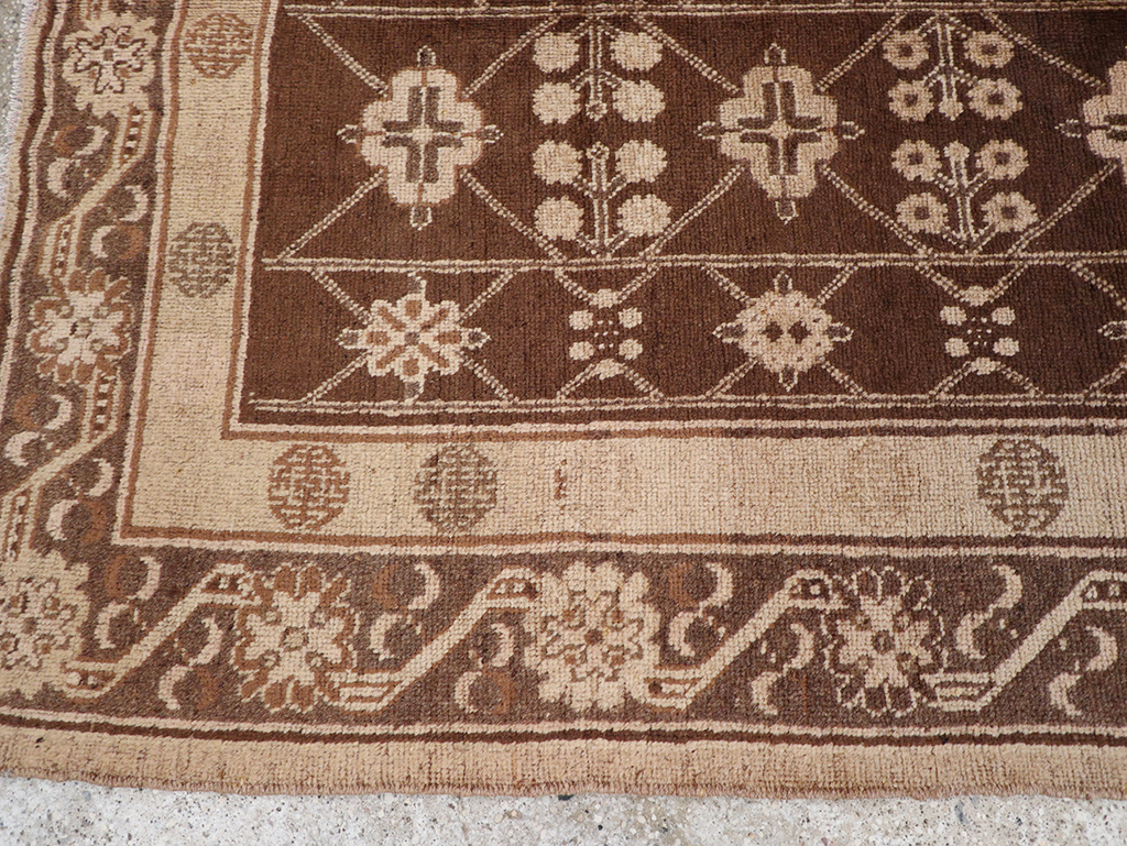 Antique East Turkestan Khotan Carpet, No.14345 - Galerie Shabab