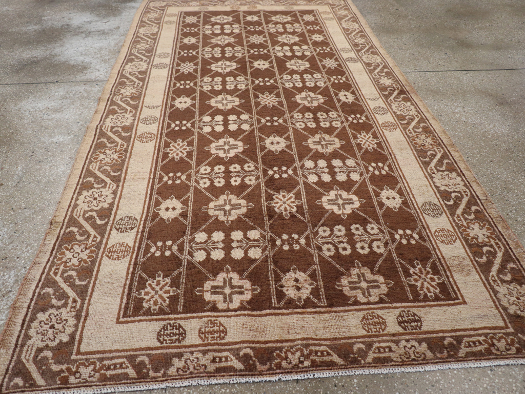 Antique East Turkestan Khotan Carpet, No.14345 - Galerie Shabab