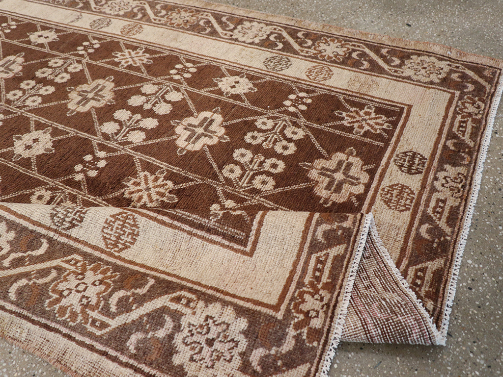 Antique East Turkestan Khotan Carpet, No.14345 - Galerie Shabab