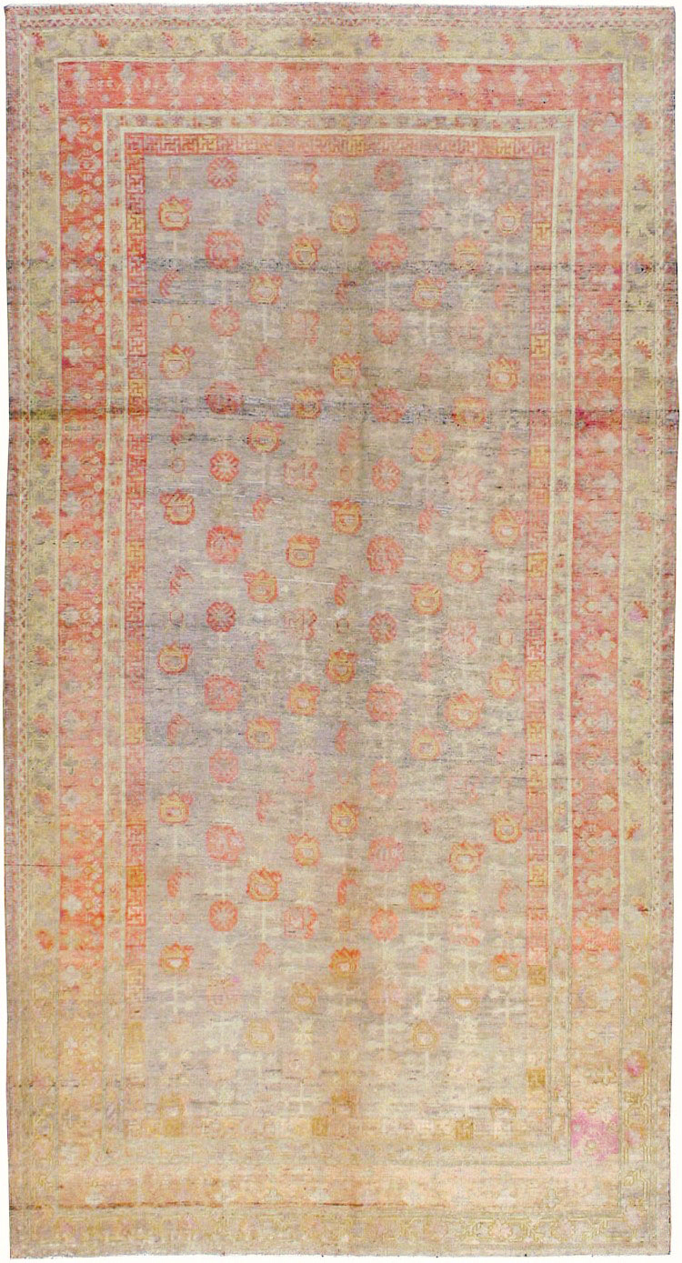 Antique East Turkestan Khotan Carpet, No.14346 - Galerie Shabab