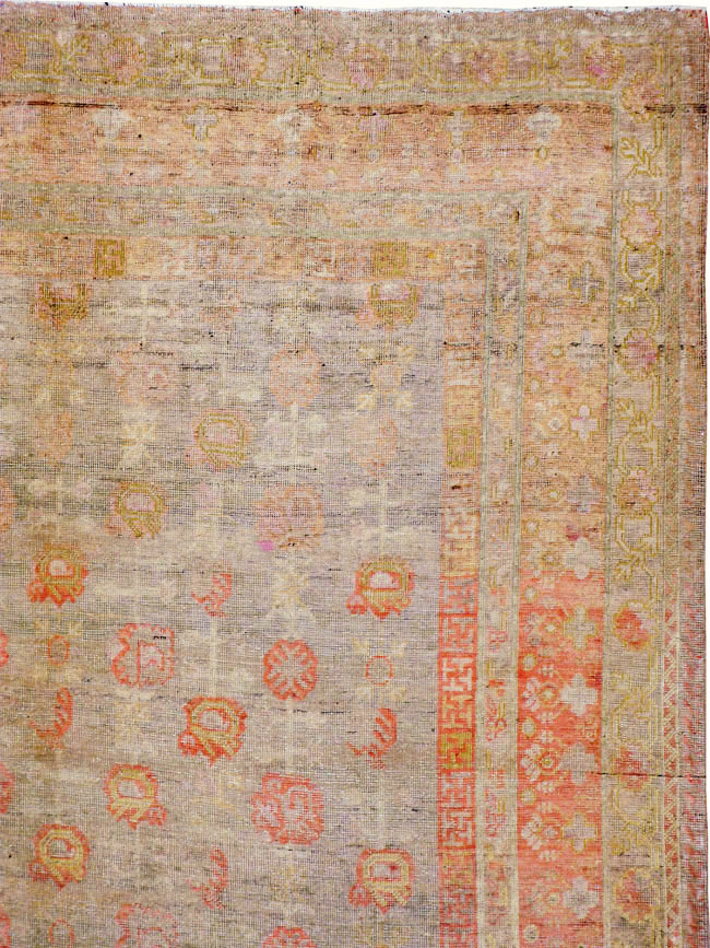 Antique East Turkestan Khotan Carpet, No.14346 - Galerie Shabab