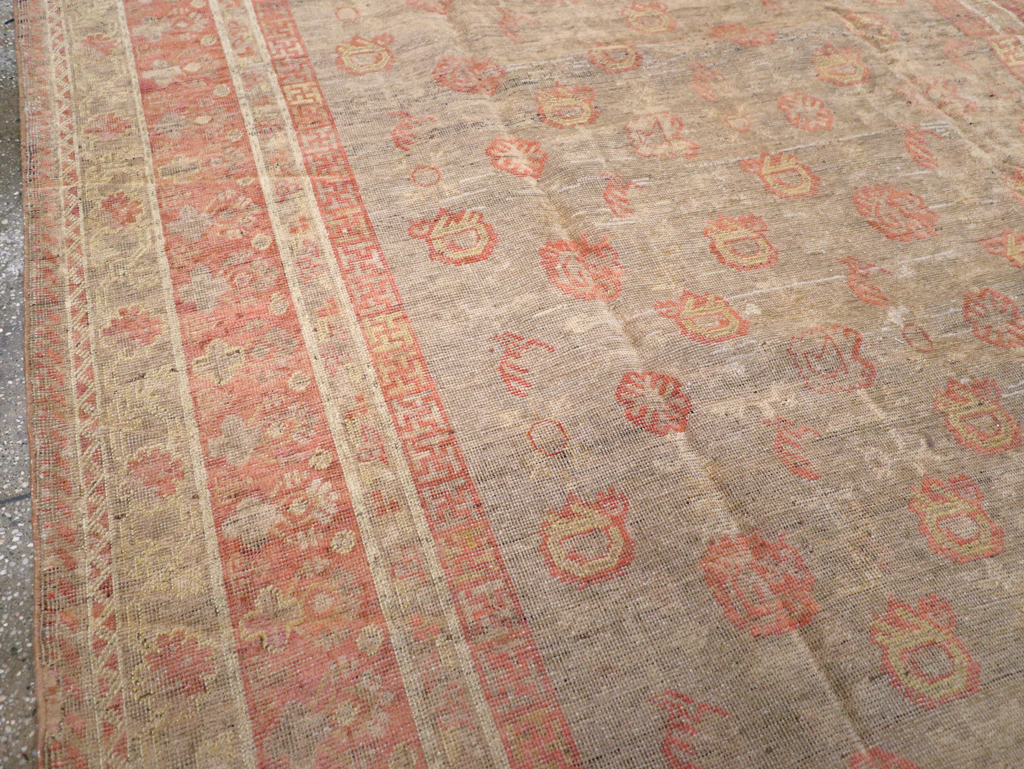 Antique East Turkestan Khotan Carpet, No.14346 - Galerie Shabab