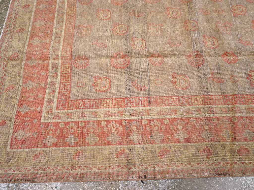 Antique East Turkestan Khotan Carpet, No.14346 - Galerie Shabab