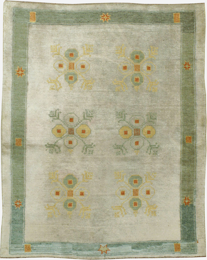 Antique Oushak Rug, No.14361 - Galerie Shabab