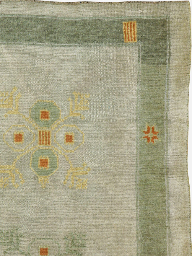 Antique Oushak Rug, No.14361 - Galerie Shabab