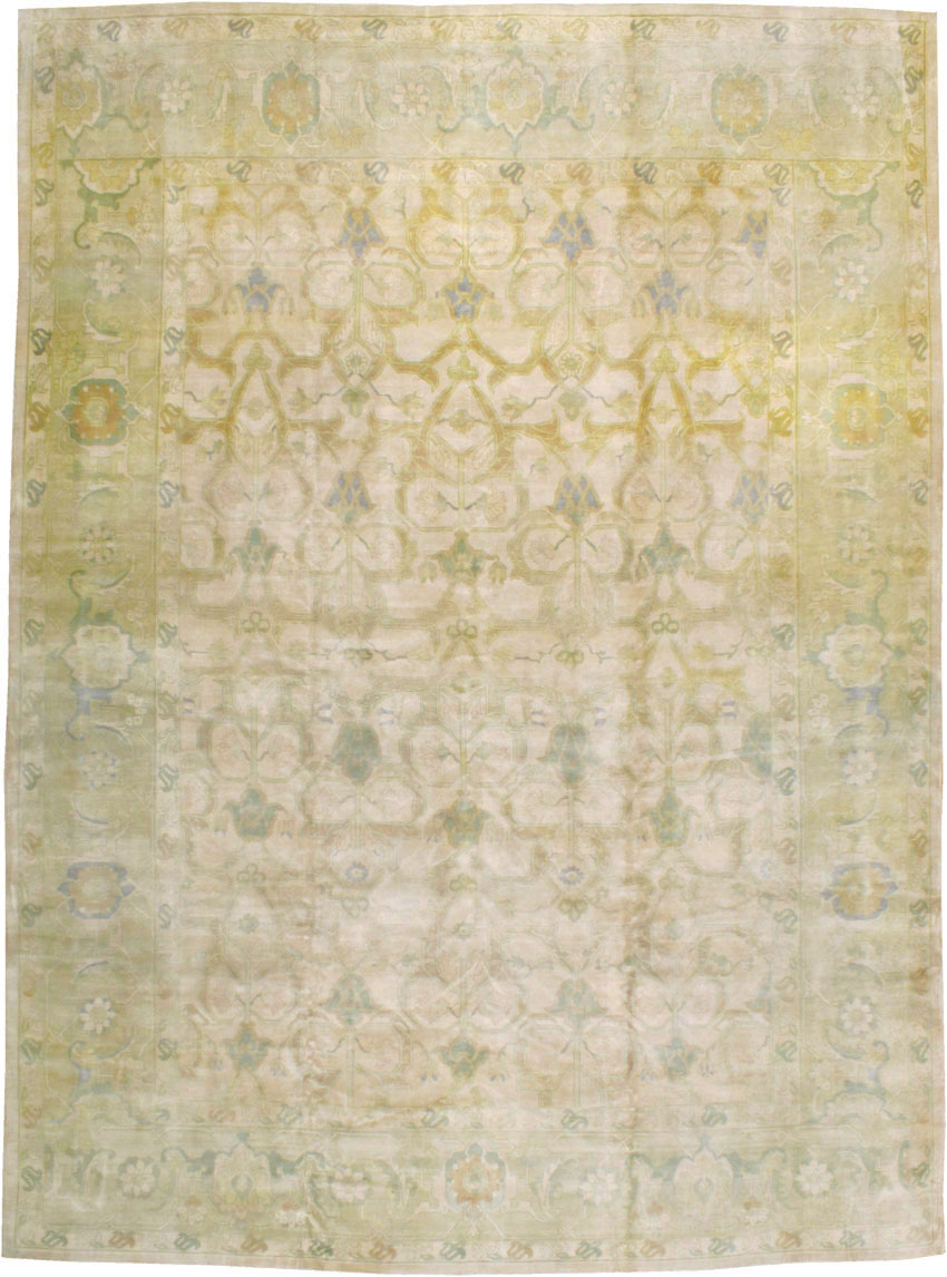 Vintage Persian Tabriz Modernist Carpet, No.14367 - Galerie Shabab