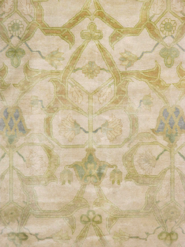Vintage Persian Tabriz Modernist Carpet, No.14367 - Galerie Shabab