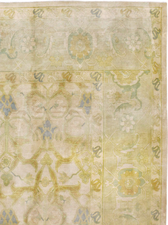 Vintage Persian Tabriz Modernist Carpet, No.14367 - Galerie Shabab