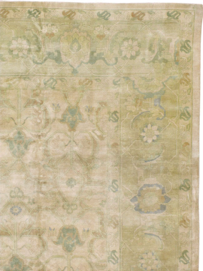 Vintage Persian Tabriz Modernist Carpet, No.14367 - Galerie Shabab