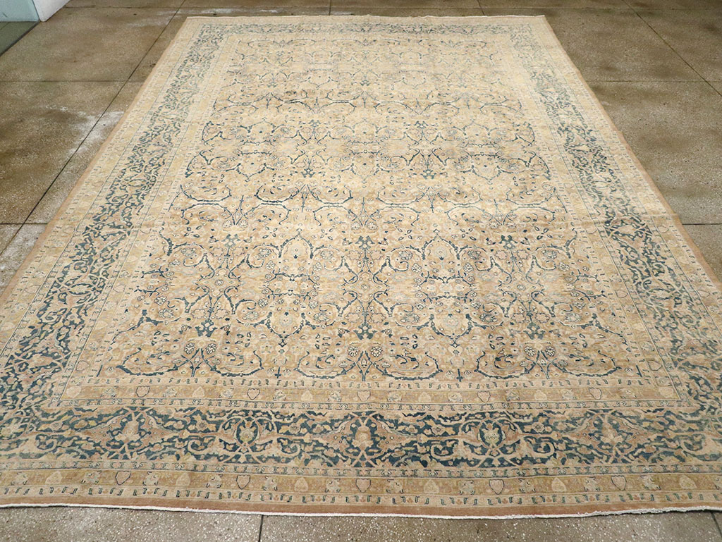 Antique Persian Tabriz Carpet, No.14385 - Galerie Shabab