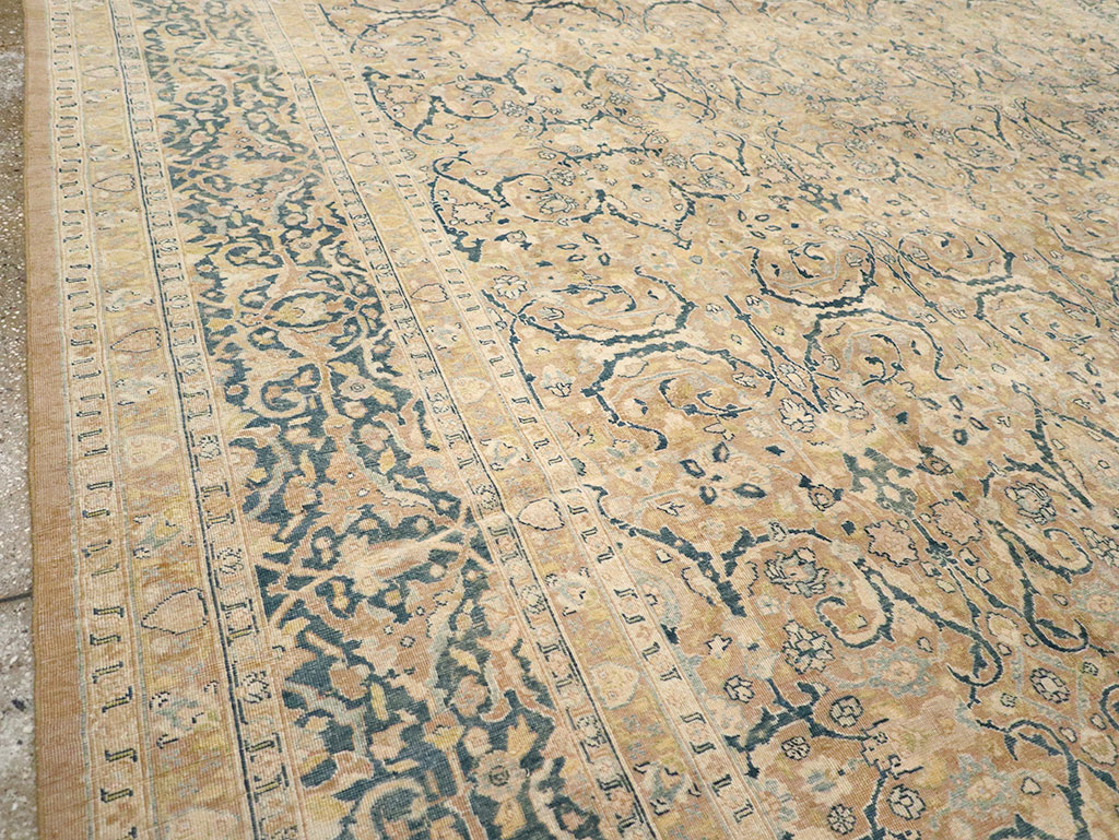 Antique Persian Tabriz Carpet, No.14385 - Galerie Shabab