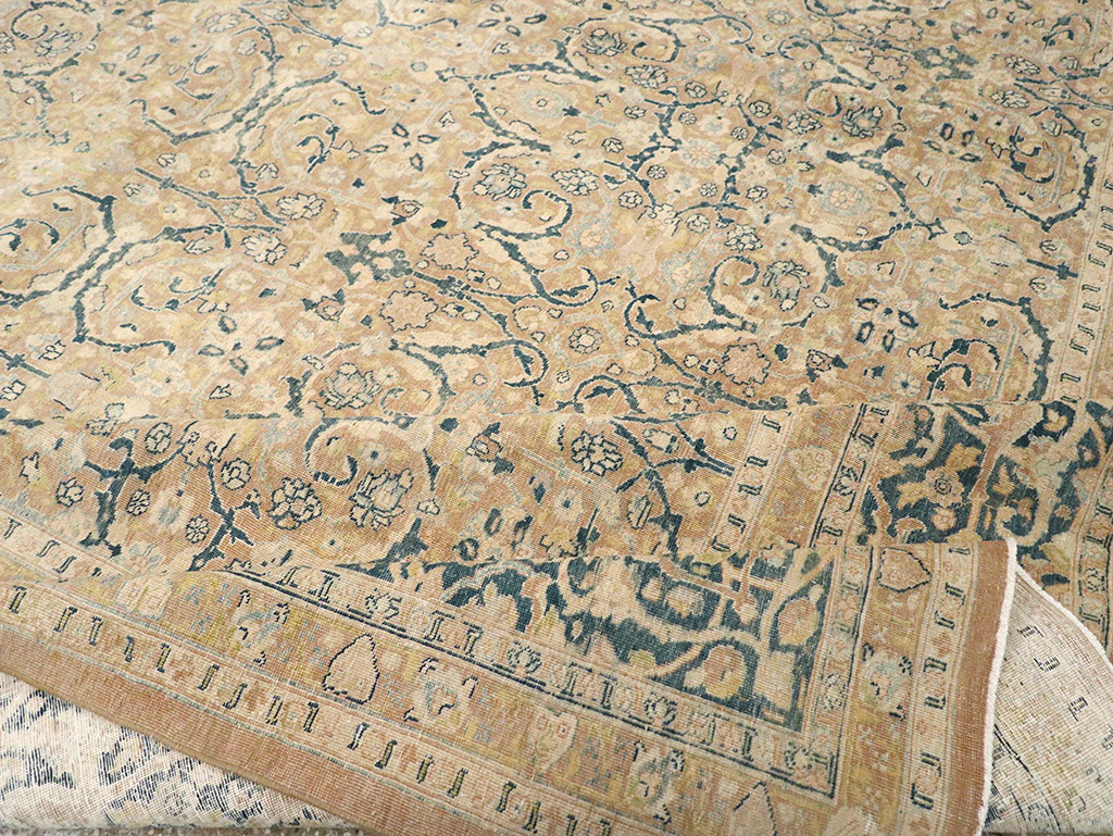 Antique Persian Tabriz Carpet, No.14385 - Galerie Shabab