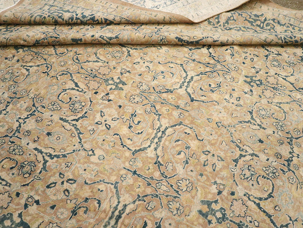 Antique Persian Tabriz Carpet, No.14385 - Galerie Shabab