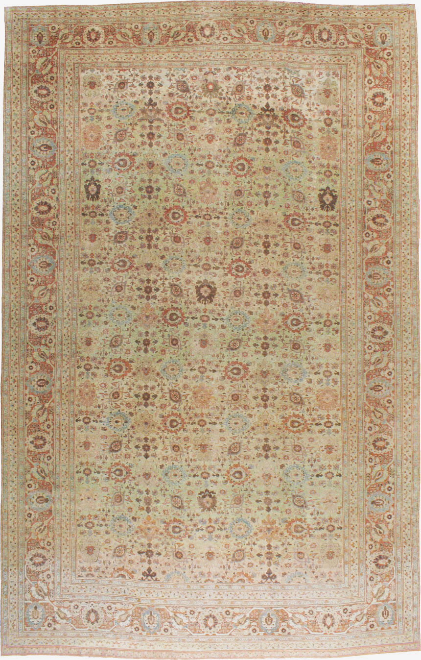 Antique Persian Tabriz Carpet, No.14391 - Galerie Shabab