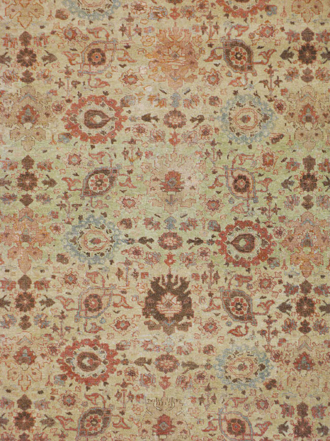 Antique Persian Tabriz Carpet, No.14391 - Galerie Shabab