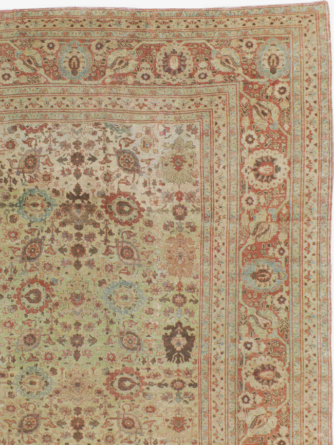 Antique Persian Tabriz Carpet, No.14391 - Galerie Shabab