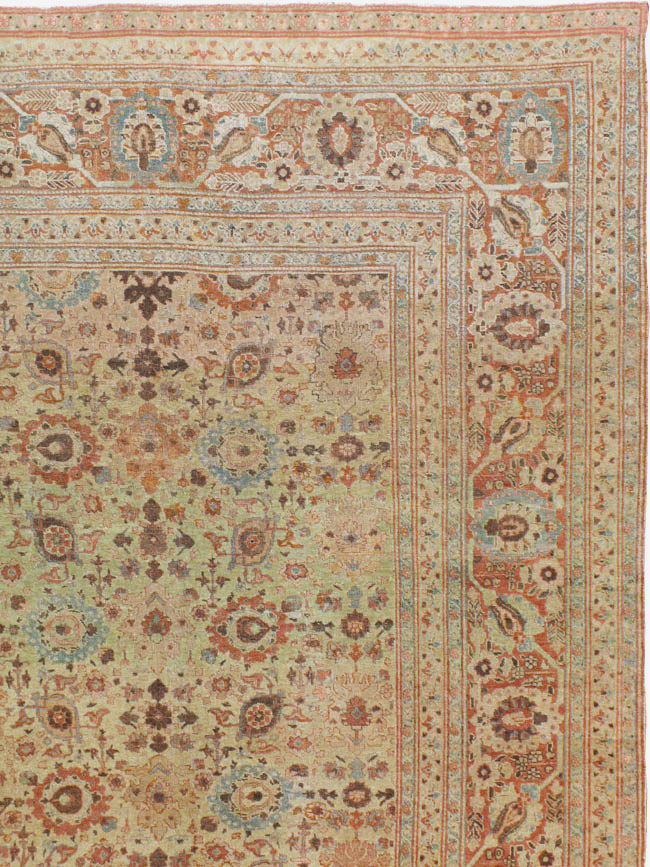 Antique Persian Tabriz Carpet, No.14391 - Galerie Shabab