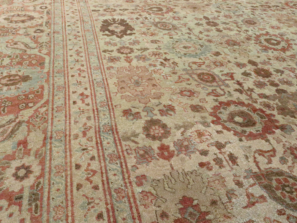 Antique Persian Tabriz Carpet, No.14391 - Galerie Shabab