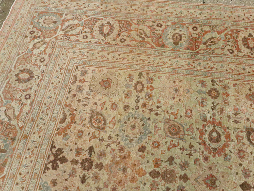 Antique Persian Tabriz Carpet, No.14391 - Galerie Shabab