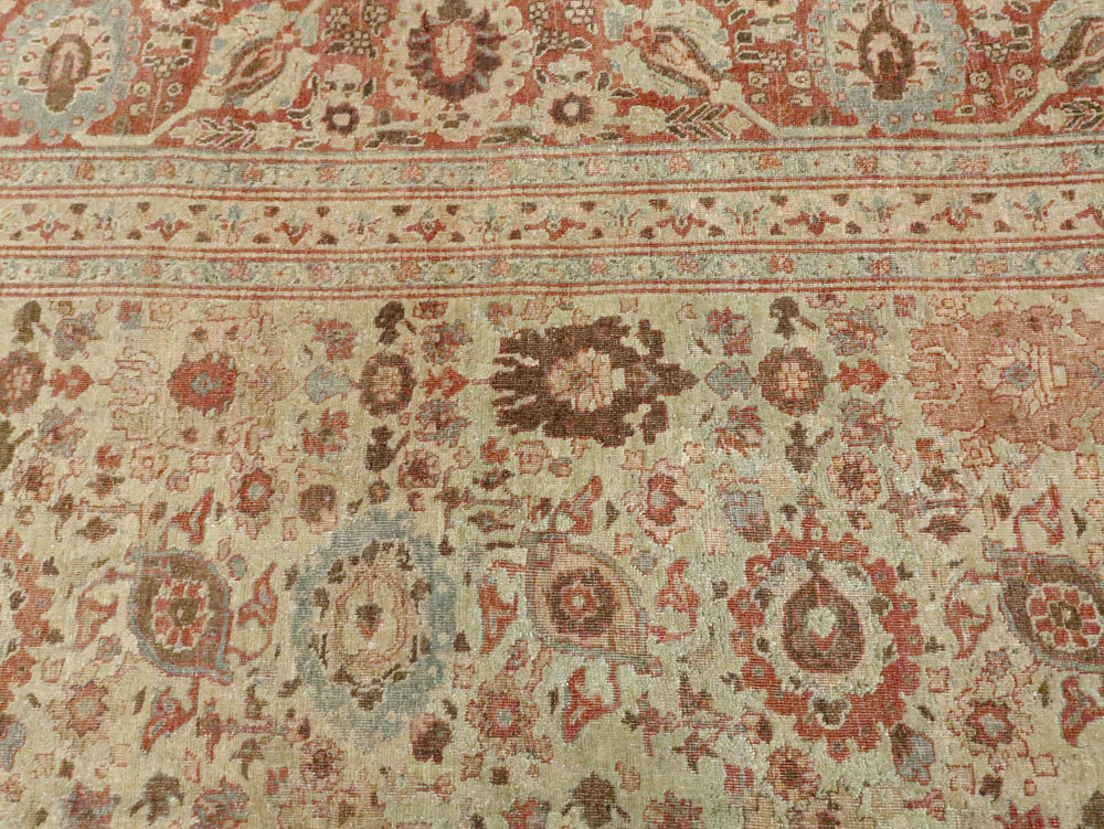 Antique Persian Tabriz Carpet, No.14391 - Galerie Shabab