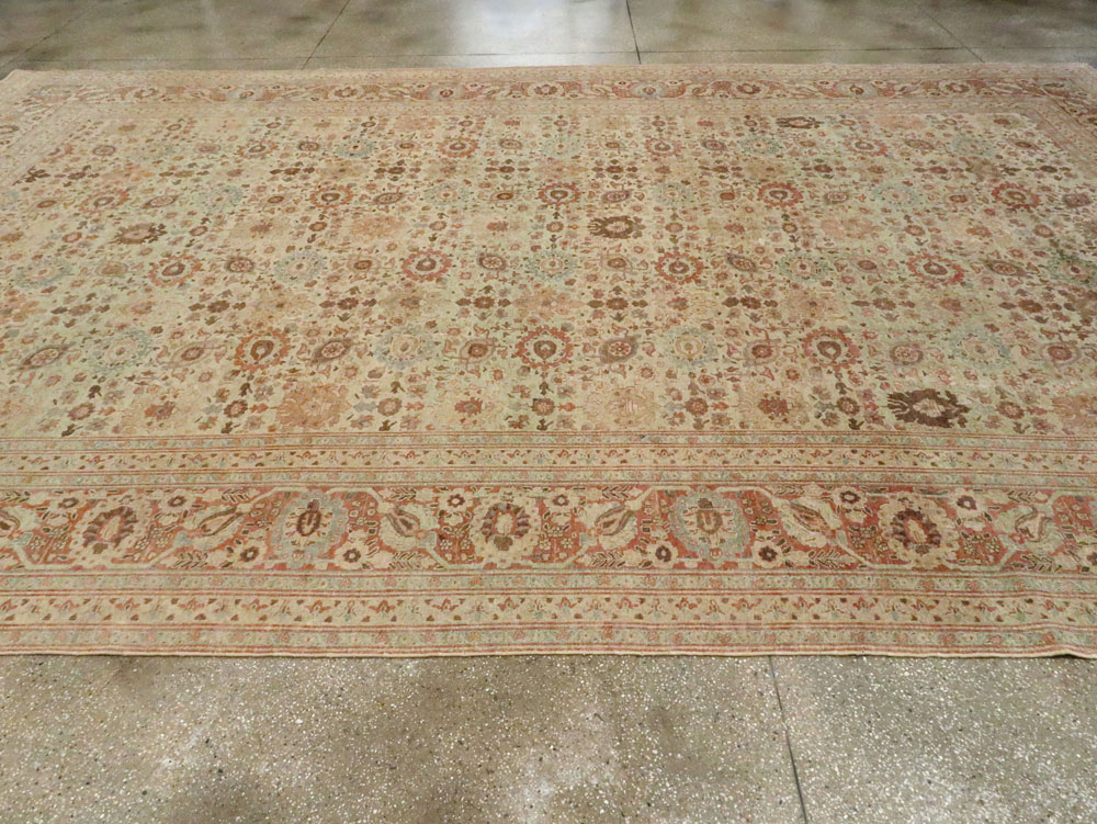 Antique Persian Tabriz Carpet, No.14391 - Galerie Shabab