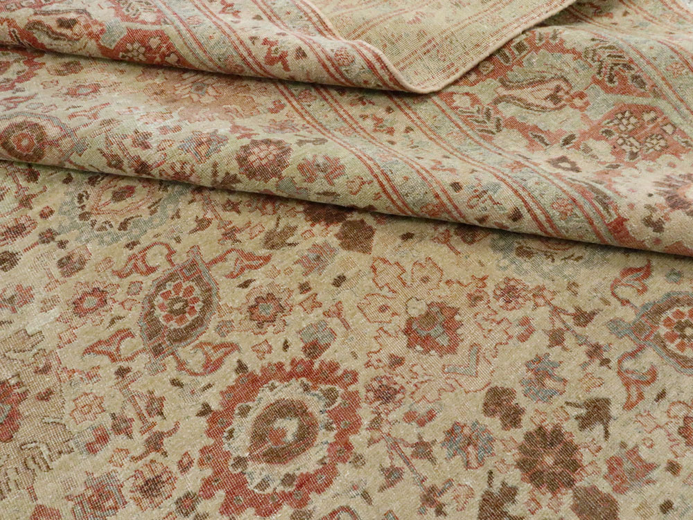 Antique Persian Tabriz Carpet, No.14391 - Galerie Shabab