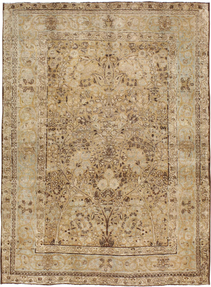 Antique Persian Tabriz Rug, No.14428 - Galerie Shabab