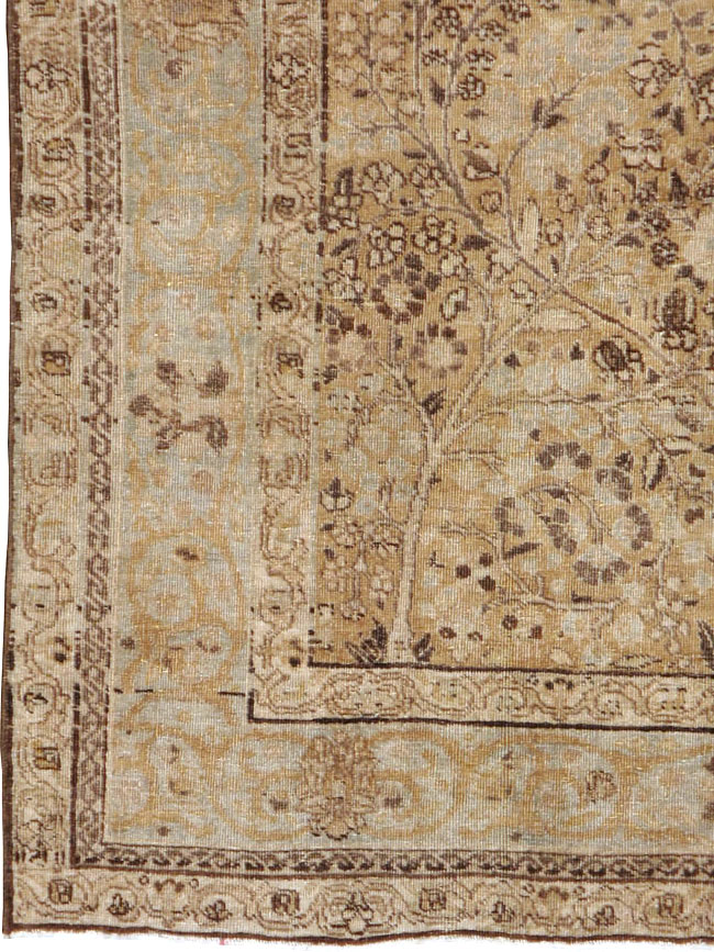 Antique Persian Tabriz Rug, No.14428 - Galerie Shabab