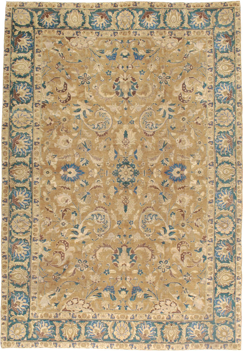 Antique Persian Tabriz Carpet, No.14431 - Galerie Shabab