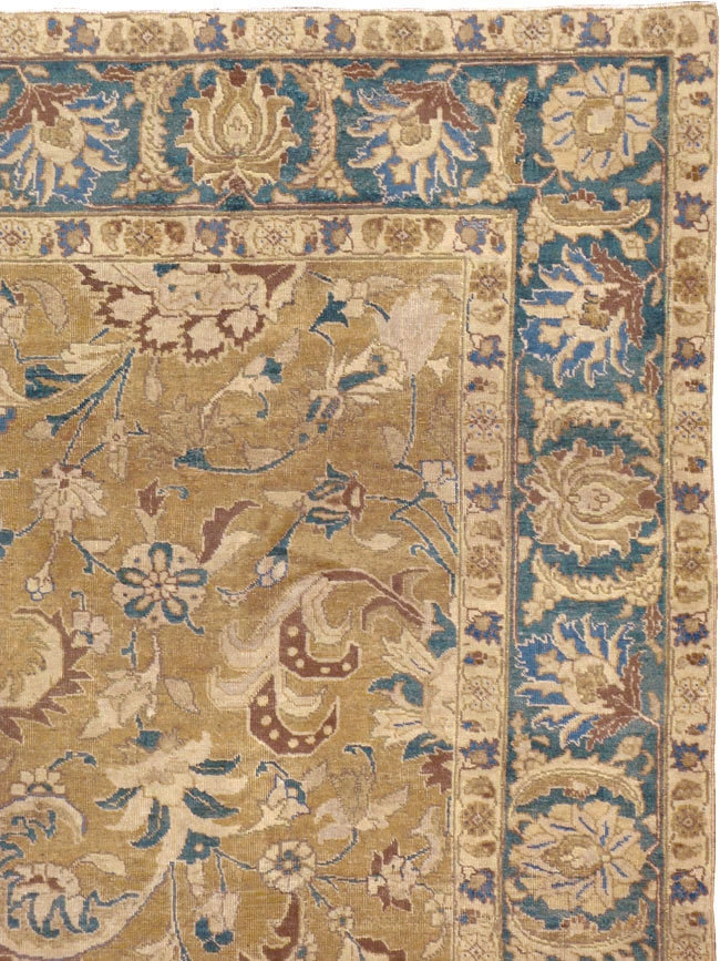Antique Persian Tabriz Carpet, No.14431 - Galerie Shabab
