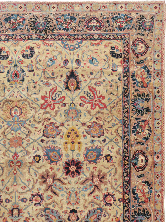 Antique Persian Tabriz Carpet, No.14434 - Galerie Shabab