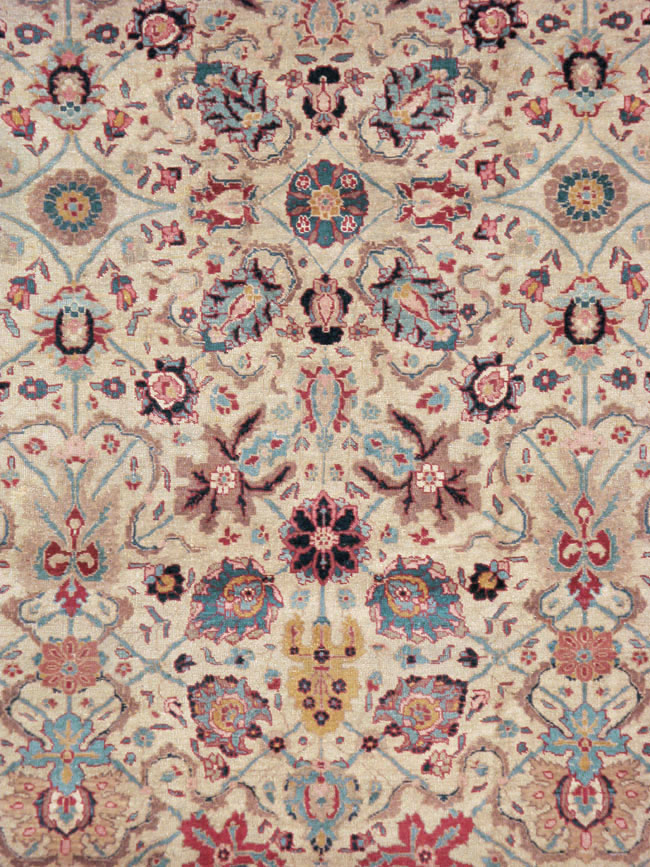 Antique Persian Tabriz Carpet, No.14434 - Galerie Shabab