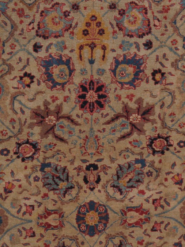 Antique Persian Tabriz Carpet, No.14434 - Galerie Shabab