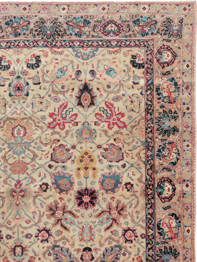 Antique Persian Tabriz Carpet, No.14434 - Galerie Shabab